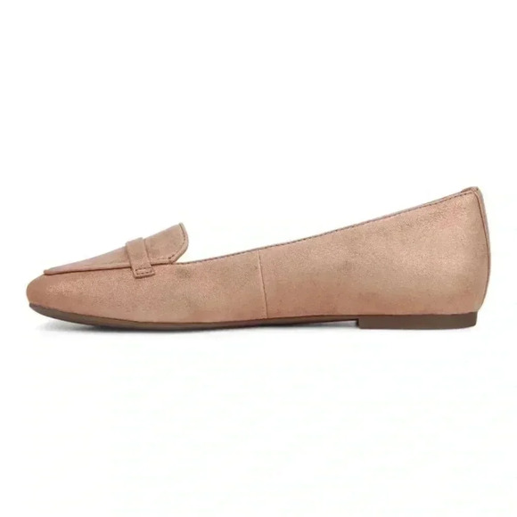 Vionic‎ Hayes in Polluted Square Toe Leather Loafer In Rose Gold Size 9.5 - Picture 4 of 9